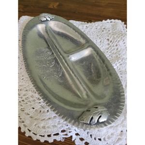 Vintage Trade Continental Mark relish tray Hand Wrought chrysanthemum 637